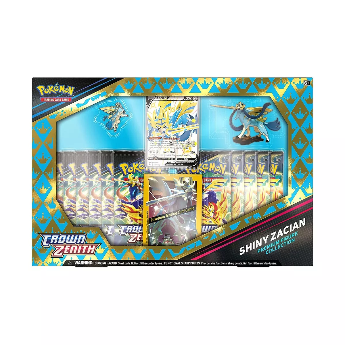 Pokémon TCG: Crown Zenith Premium Figure Collection (Shiny Zacian