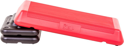 The Step Circuit Size Aerobic Platform, 29 x 14.5 x 6.25, Red 