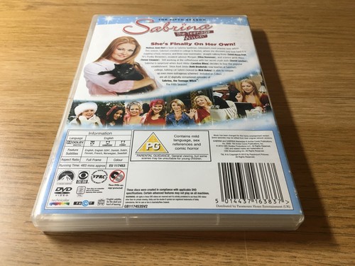 SABRINA THE TEENAGE WITCH: THE FIFTH SEASON 3 DVD REGION 2 BOX SET *MINT* - Picture 3 of 12