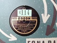 78 RPM shellac. MARTA EGGERTH :Ich sing mein Lied heut' nur f r dich. Lied.
