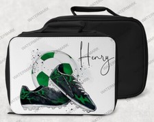 Football Personalised Lunch bag, Football Gift, Gift for Boy, Gift for Girl
