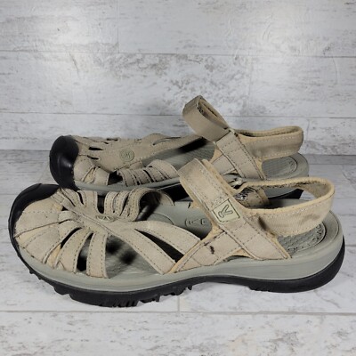 Keen Women's Rose Waterproof Sandals Aluminum Neutral Gray