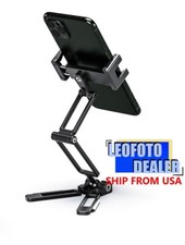 Leofoto PS-4 Foldable Multi-Functional Smartphone Clamp Black