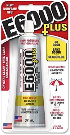 Eclectic Products inc. E6000 Plus Multi Purpose Clear Glue Waterproof And Paint - Picture 3 of 3