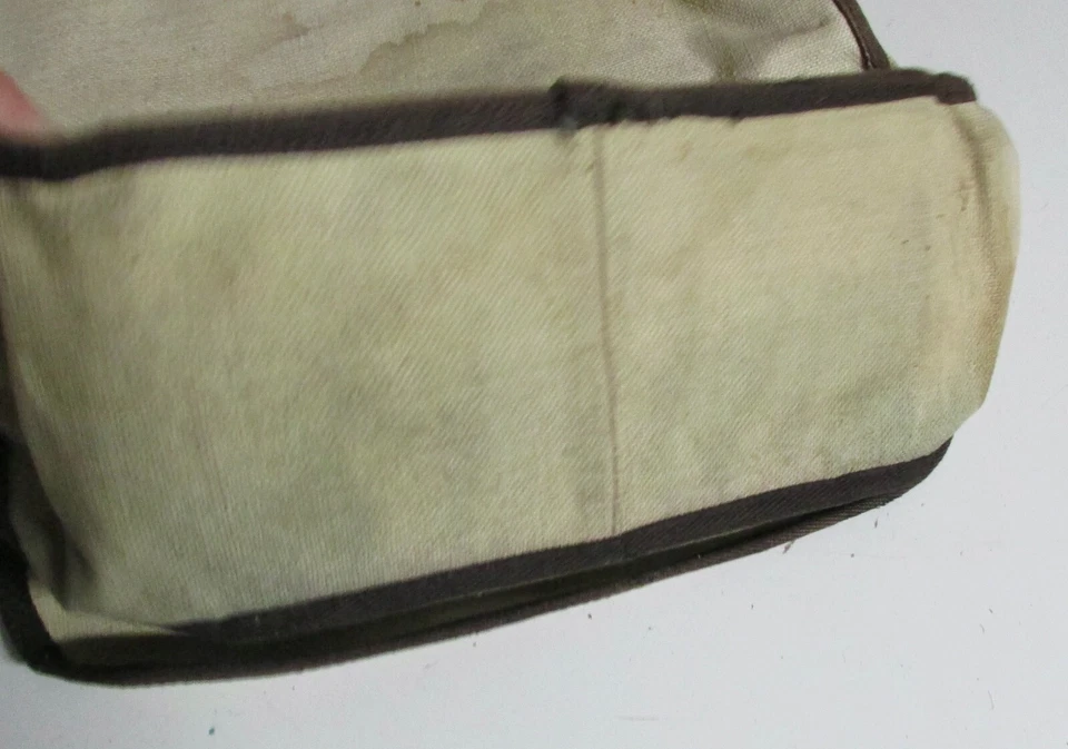 复古佳能信使斜挎包工作学校旅行包白色帆布收纳袋 — 第 2/4 张图片