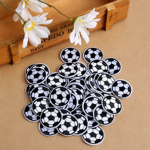 Handmade Jeans Clothes Iron on Stickers Appliques Football Patches Embrioidered - Picture 3 of 9