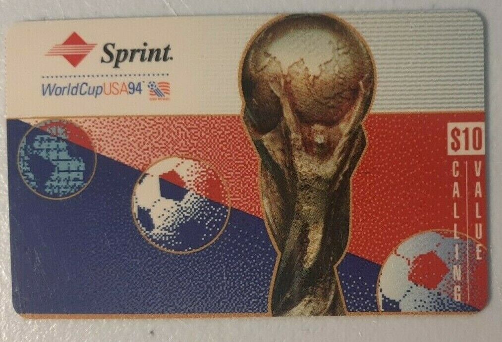 World Cup USA 94 Sprint Phone Card                                          (UU)