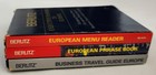 Berlitz Executive Passport to Europe Box Set, Phrase, Business, Menu Books, 1982