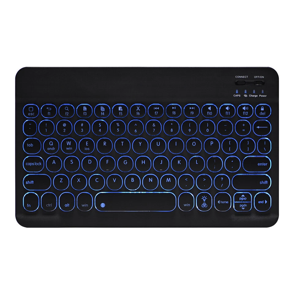 Wireless Bluetooth keyboard Portable mute Rechargeable Backlight mini ultrathin - Image 2 of 4