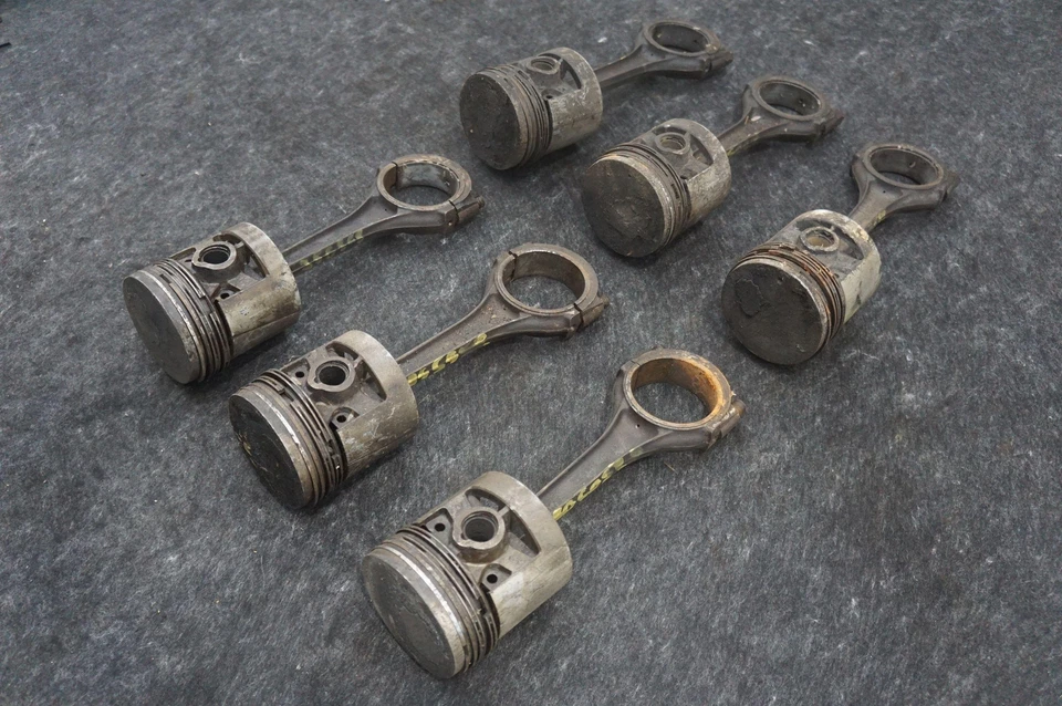 Juego de 6 pistones de motor con varilla de conexión OEM 8EL-6200 Lincoln 1949-1951 Foto 4 de 4