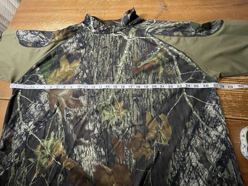 Mossy Oak Men’s 3XL APX Scent-stop Ballistic Long Sleeve Pullover Camo Shirt - Picture 8 of 10