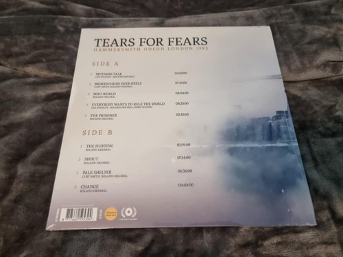 Tears for Fears - 'Hammersmith Odeon in London 1983' (White Vinyl LP) UK IMPORT! - Picture 2 of 2