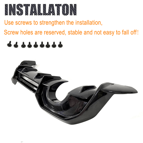 Carbon Diffusor Heckdiffusor Stoßstangen Lippe für Toyota GR86 Subaru BRZ 2022UP - Picture 8 of 8