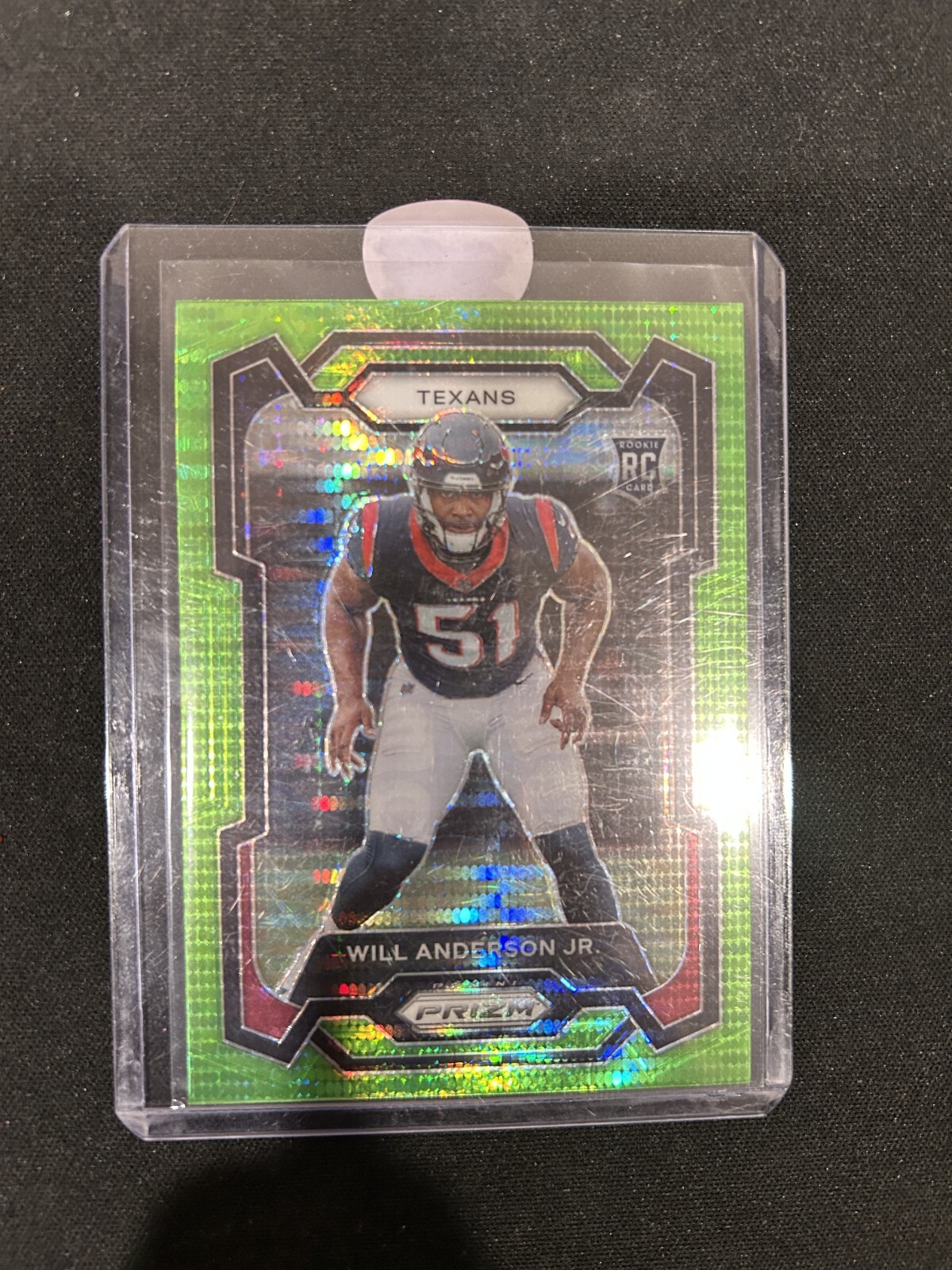 2023 Panini Prizm - Rookies Will Anderson #342 Neon Green Pulsar Prizm (RC)