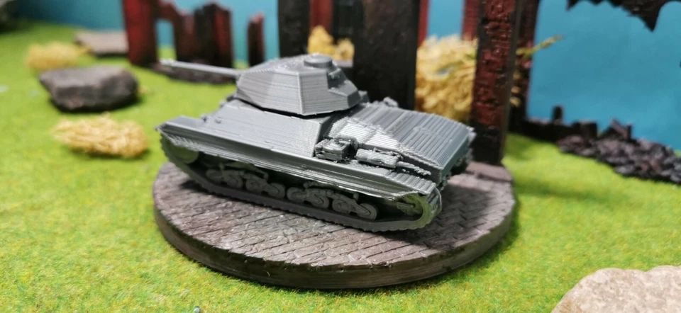 Carro Armato P43 P.43 Italiano Pesante Modello Kit di Costruzione 1/87 1/72 - Immagine 2 di 4