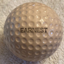 Original Dimple Golf Ball, " EARNEST / L-70 " Excellent Condition.