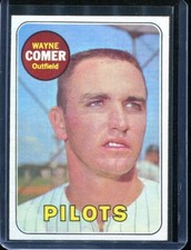 1969  Topps   Baseball   # 346   Wayne Comer   (EX-MT)   Excellent to Mint
