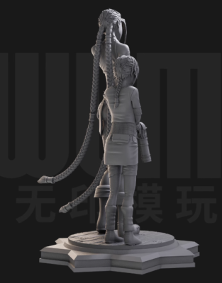 1/24 Resin Figure Punk Girl Unpainted Unassembled 4677 | eBay