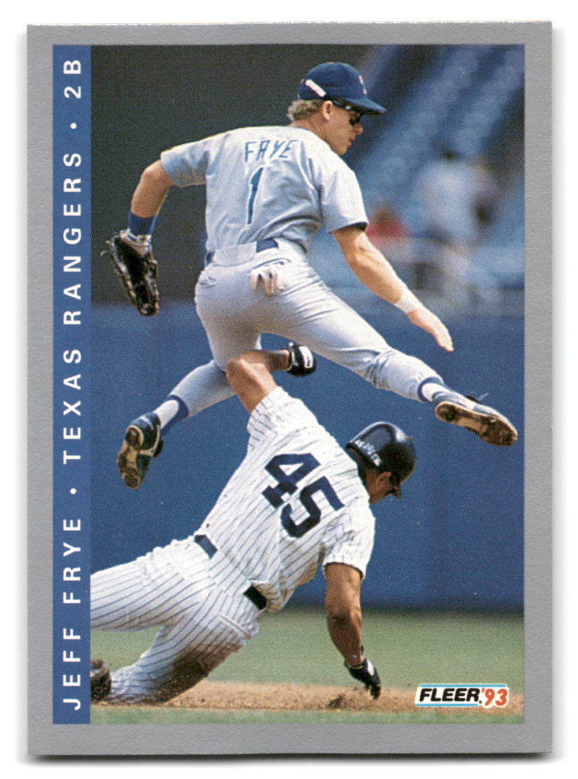 Jeff Frye 1993 Fleer Baseball #321 Texas Rangers Rookie RC