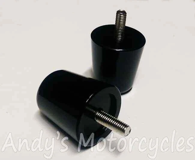 BIKE IT Aprilia RS50 (1995-2005) & RS125 (1993-2013) Estremità Manubrio - Nero Anodizzato