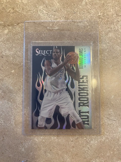 2012 Panini Select Hot Rookies Bernard James Black Prizm 1/1