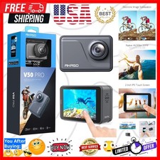 V50 Pro Native 4K30fps 20MP WiFi Action Camera with EIS Touch Screen 100 feet...