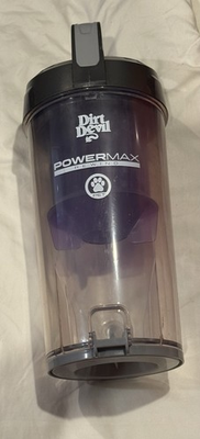 #ad Dirt Devil Power Max Pet Vacuum Cleaner UD70167P Dirt Canister w Lid NO FILTER $25.00