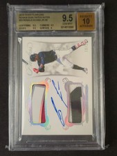 2018 Panini Flawless Dual Patch Auto Ronald Acuna Jr. Rookie /25 BGS 9.5