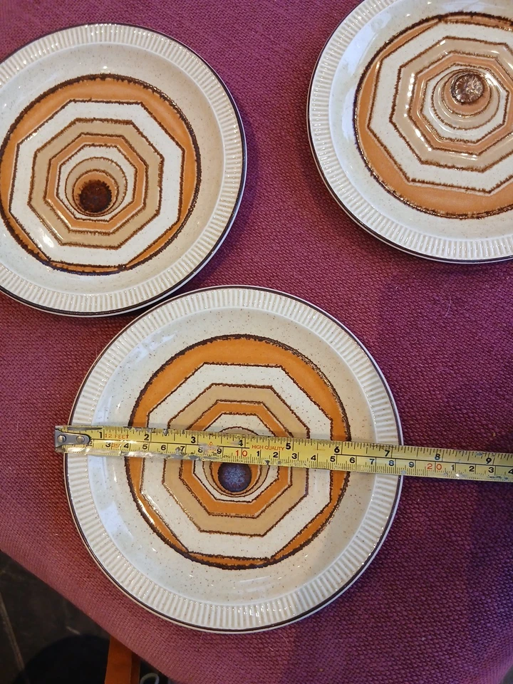 3x Poole Vortex 18cm Side Plates Broadstone Dishwaher And Ovenproof - Image 4 of 4