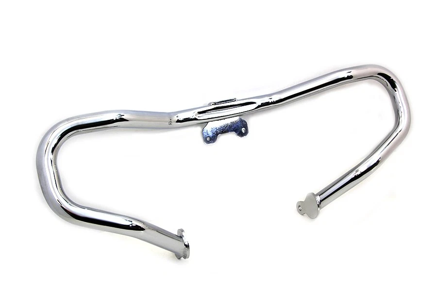 Protector de motor delantero cromado picado para Harley Davidson Foto 3 de 4