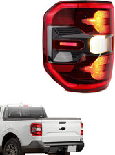 LED Black Tail Lights Compatible with Ford Maverick Lariat 2022 2023 2024 Tail L