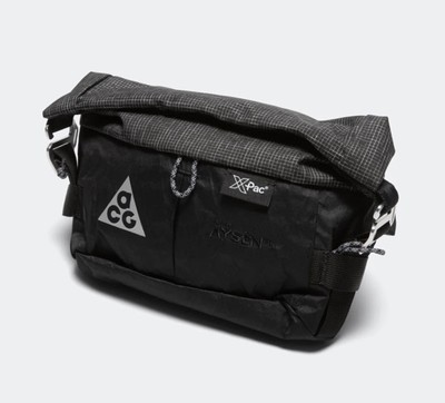 Nike ACG Aysen Fanny Pack Bag Crossbody Roll Top 3L Black/Silver
