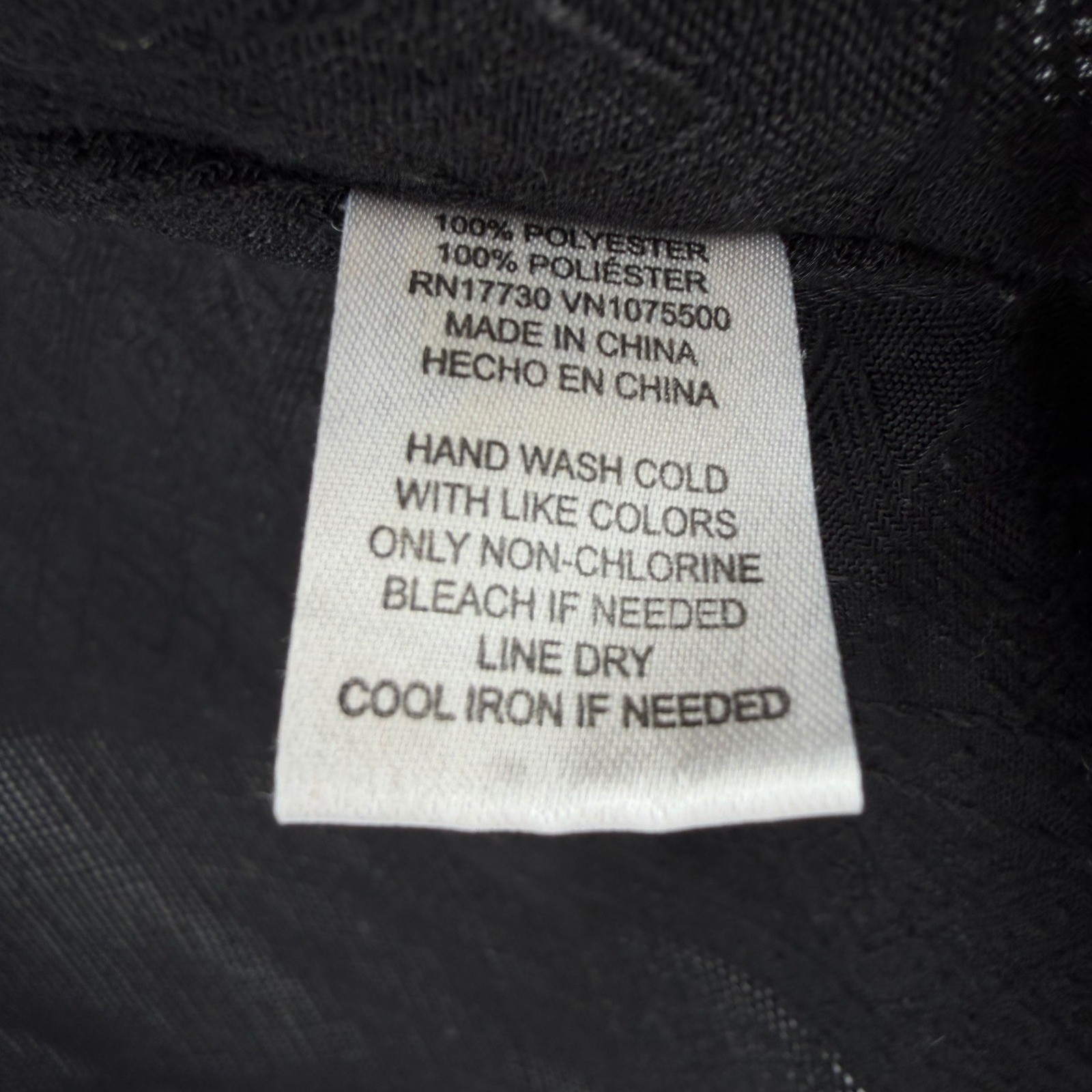 Universal Thread Black Geometric Mesh Open Front … - image 5