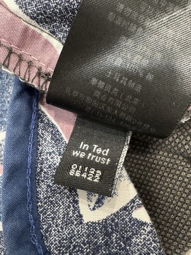 Ted Baker London Chinos Mens Size 32R Gray Pants Trousers Preppy Cotton Stretch - Picture 13 of 13