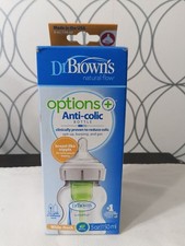 Dr. Brown's Options Anti-colic Wide-Neck Baby Bottle 5oz SINGLE PACK