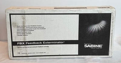 New in Box Sabine FBX2410 Feedback Exterminator 1U Rack Mount Unit FBX 2410