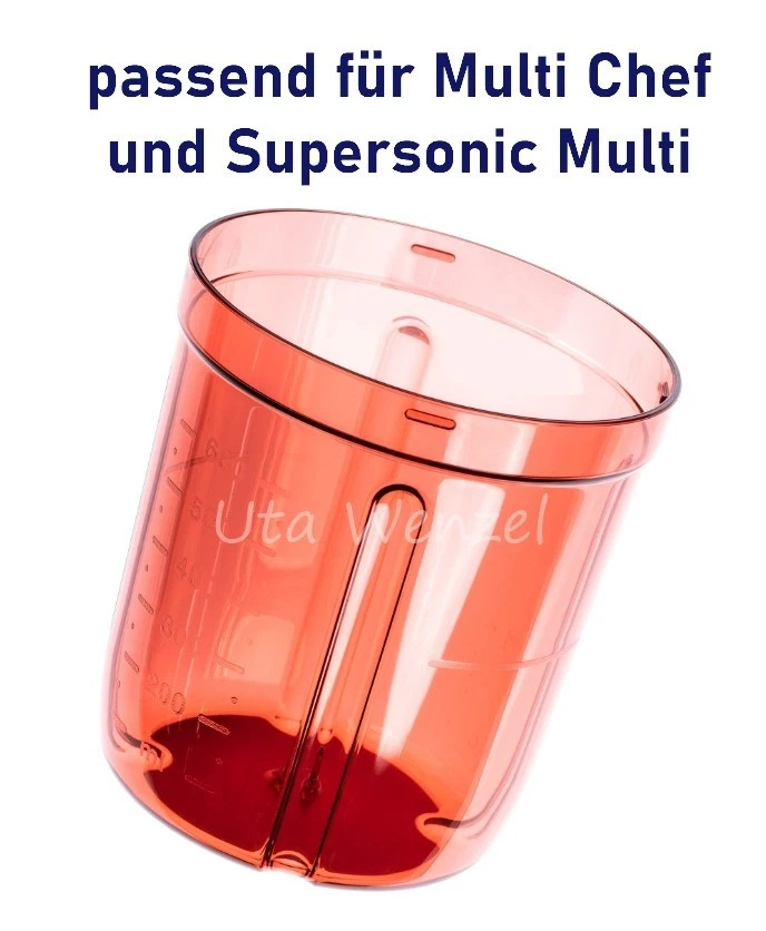 Tupperware Multi Chef Container RED REPLACEMENT 730ml Supersonic Multi Base