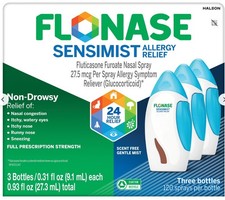 Flonase Sensimist Allergy Relief 3 Pack 3 Bottles Of 120 Sprays Each Exp 09/2028