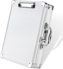 Clipboard Combination Lock Clipboards with Storage Briefcase Heavy Duty Box Alum