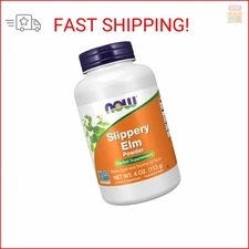 NOW Foods Supplements, Slippery Elm Powder (Ulmus rubra), Non-GMO Project Verifi