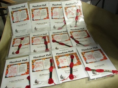 Susan Bucharest, Hazelnut Hall~Lot of 12~Appliqué Quilt Block Patterns~Mice -#32