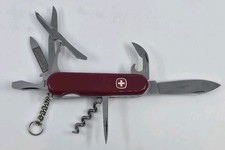 Wenger Delémont Swiss Army Knife Red Multi-Tool Scissors Corkscrew Collectible