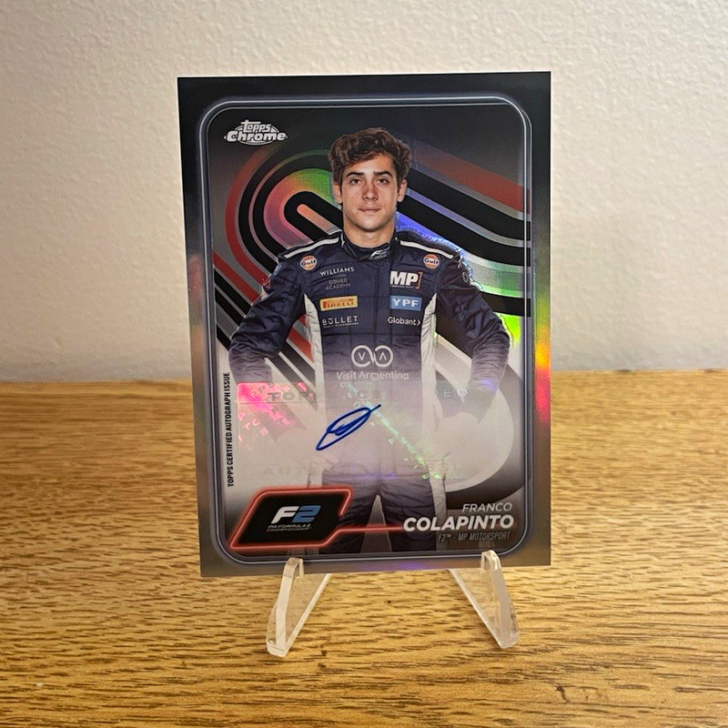2024 Topps Chrome Formula 1 Franco Colapinto #CAC-COL MP Motorsport Auto