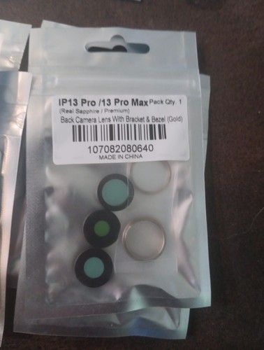 14 Sets Of Phone 13 Mini /13 | iPhone 13 Pro Max /13 Pro Back Main Rear Lens - Zdjęcie 2 z 11