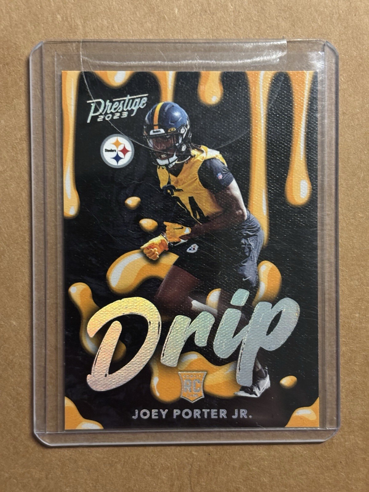 2023 Panini Prestige Joey Porter Jr. DRIP 💧Case Hit !! SSP Steelers Rookie RC 