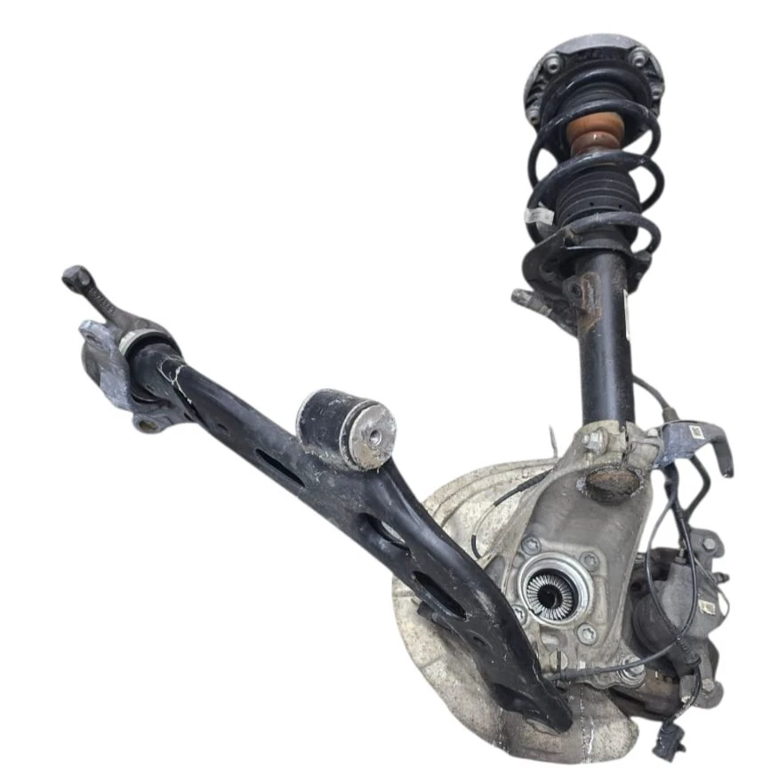 BMW X1 2016-2022 suspensión delantera derecha husillo rodilla nudillo brazo de control conjunto OEM Foto 3 de 4