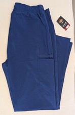 NWT - Dickies Men's Scrubs Mid Rise Straight Leg Pants Medium, Galaxy Blue