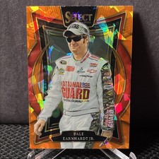 2025 Panini Select - Grandstand Dale Earnhardt Jr. #62 Orange Flash Prizm