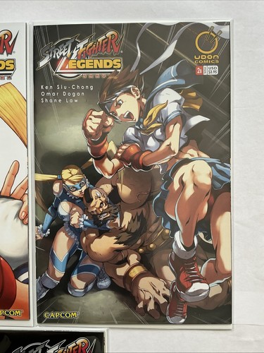 Street Fighter Legends SAKURA #1-3 A & B, #4b Lot Run Of 7 Udon Comics - Read - Bild 5 von 8