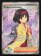 Erika's Invitation 196/165 MEW EN-151 Ultra Rare Holo Pokemon Card